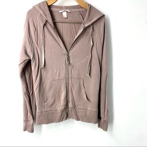 Victorias Secret Angel Wings mauve full zip hoodie S